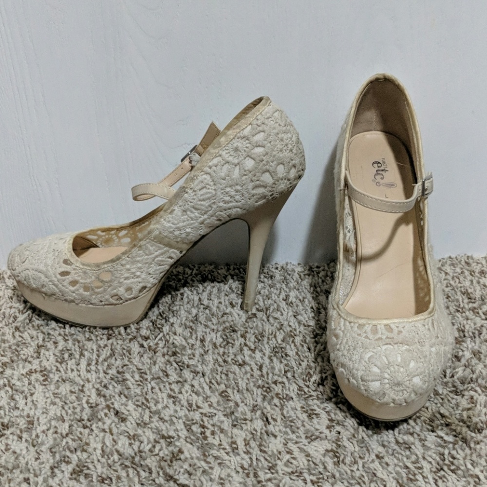 Lace heels